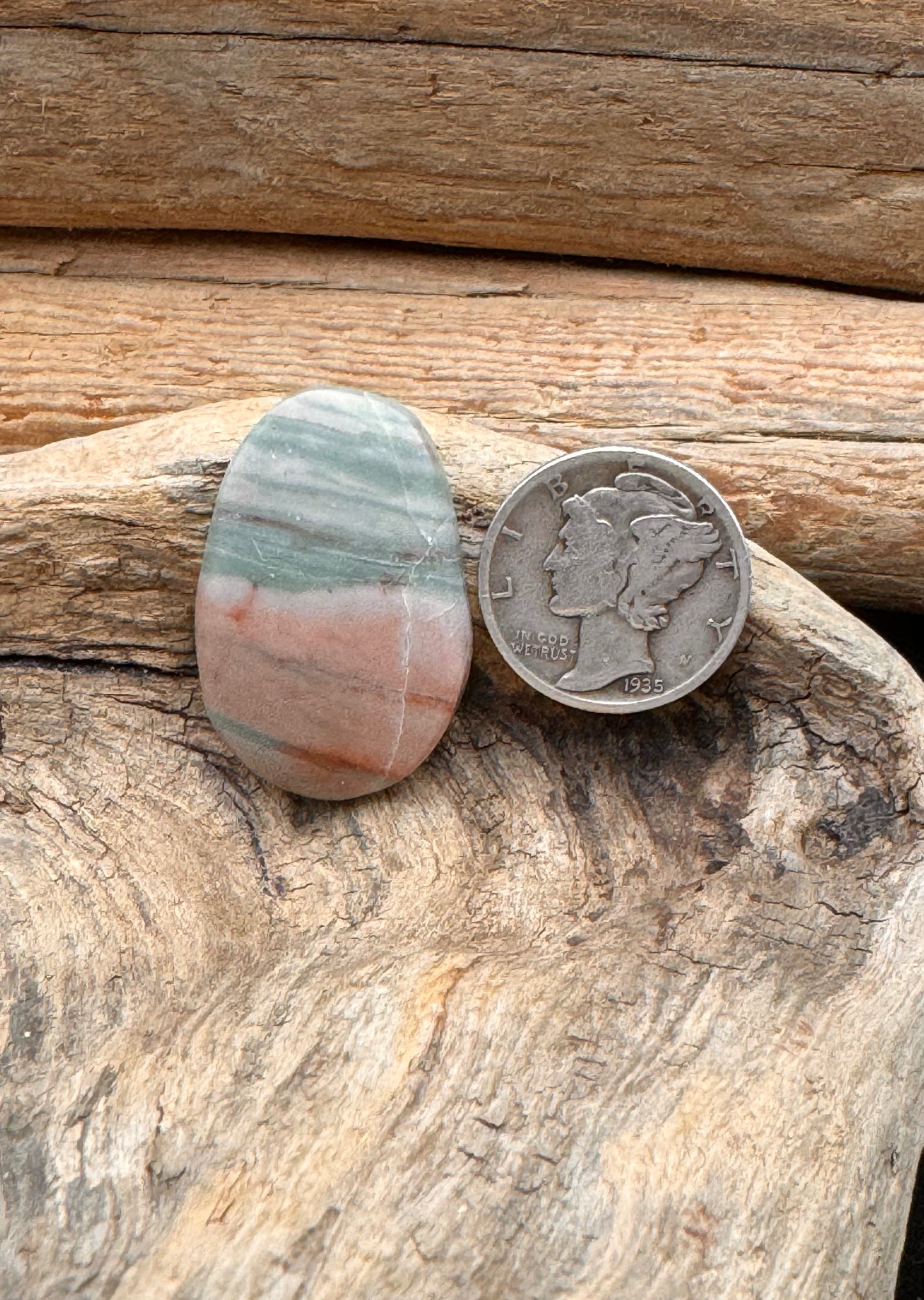Watermelon Jasper cabochon 