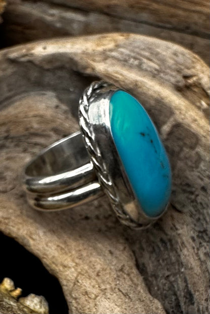 Turquoise Ring incredible blue sleeping beauty turquoise