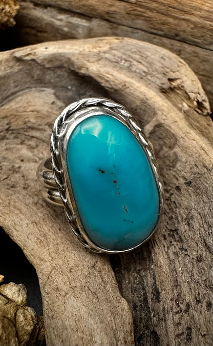 Turquoise Ring incredible blue sleeping beauty turquoise