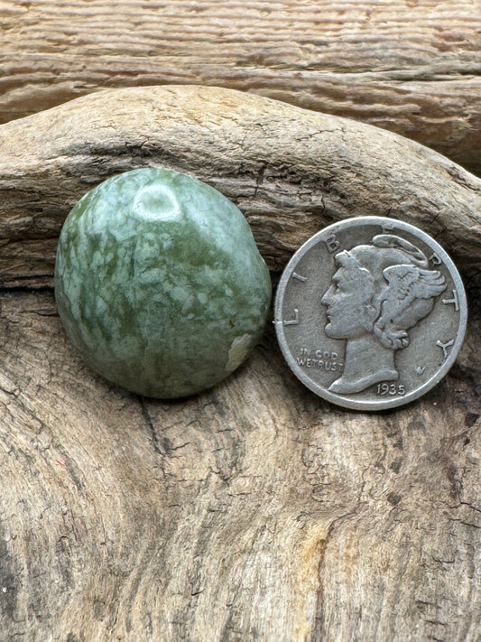 Eel river jade cabochon