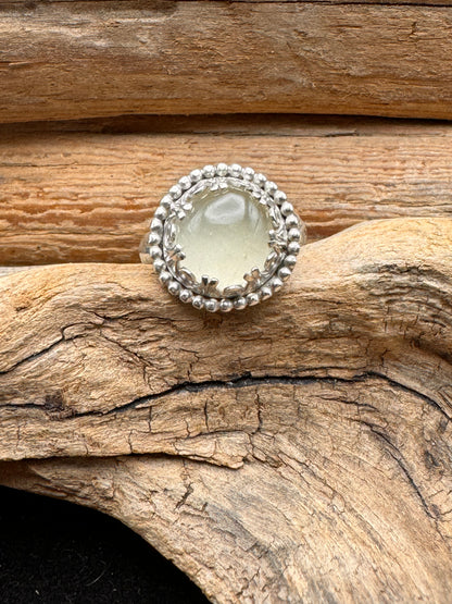 Utah honeycomb calcite ring