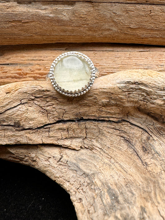 Utah honeycomb calcite ring