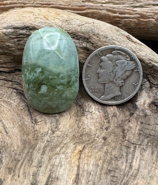 Eel river jade cabochon