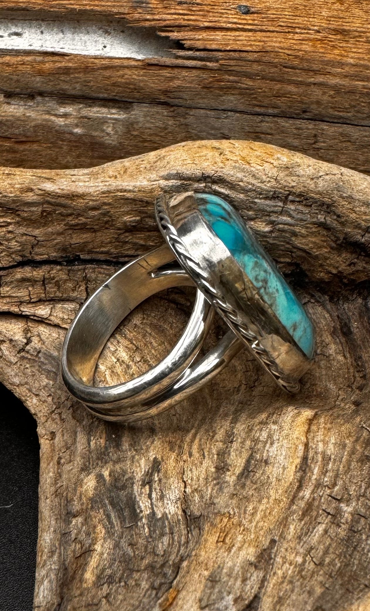 Turquoise Ring Side-View